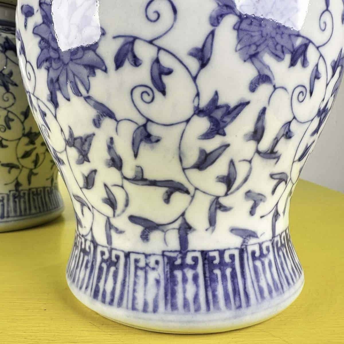 Pair Of Chinese Ceramic Vases photo for sale