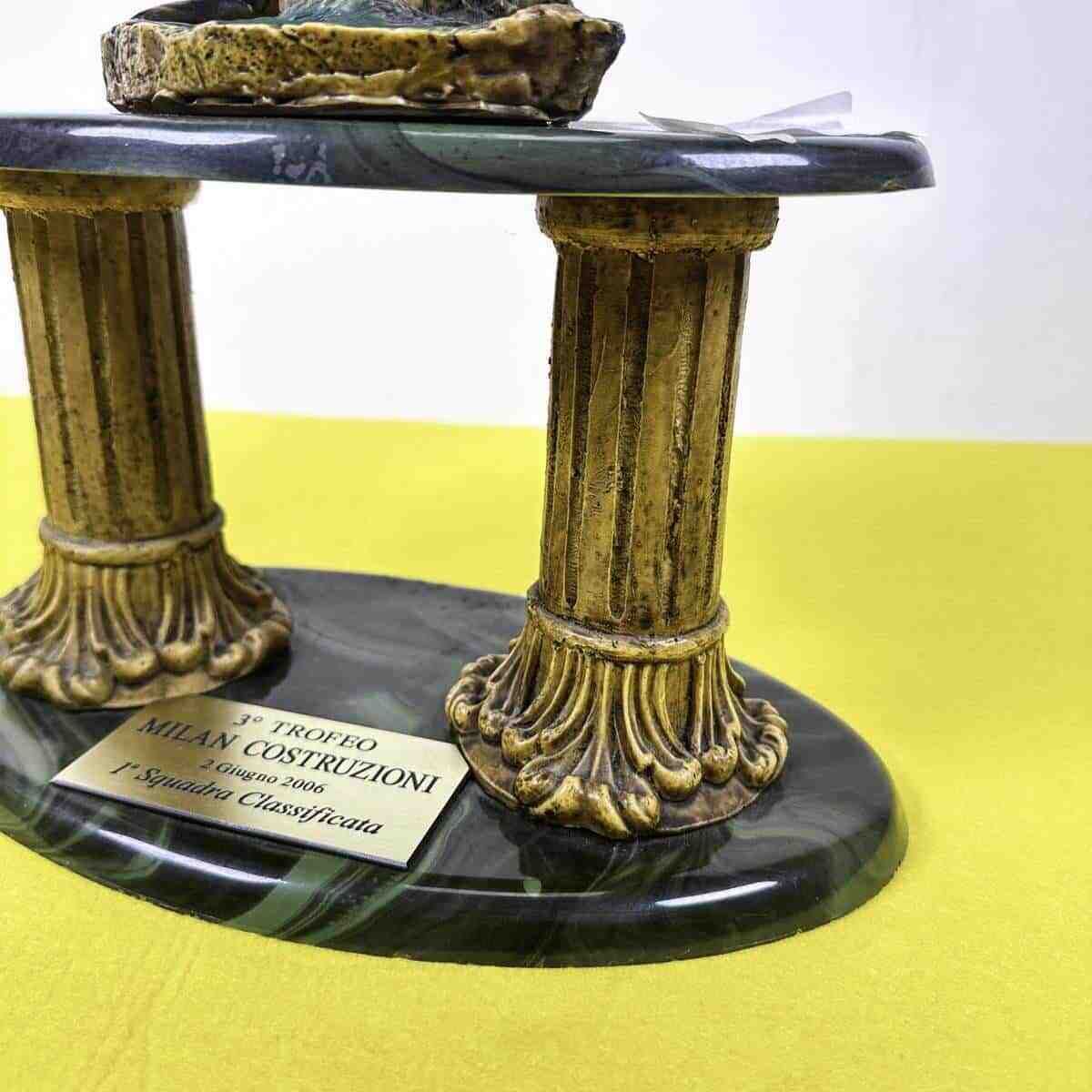 Vintage Resin Fisherman Trophy photo for sale