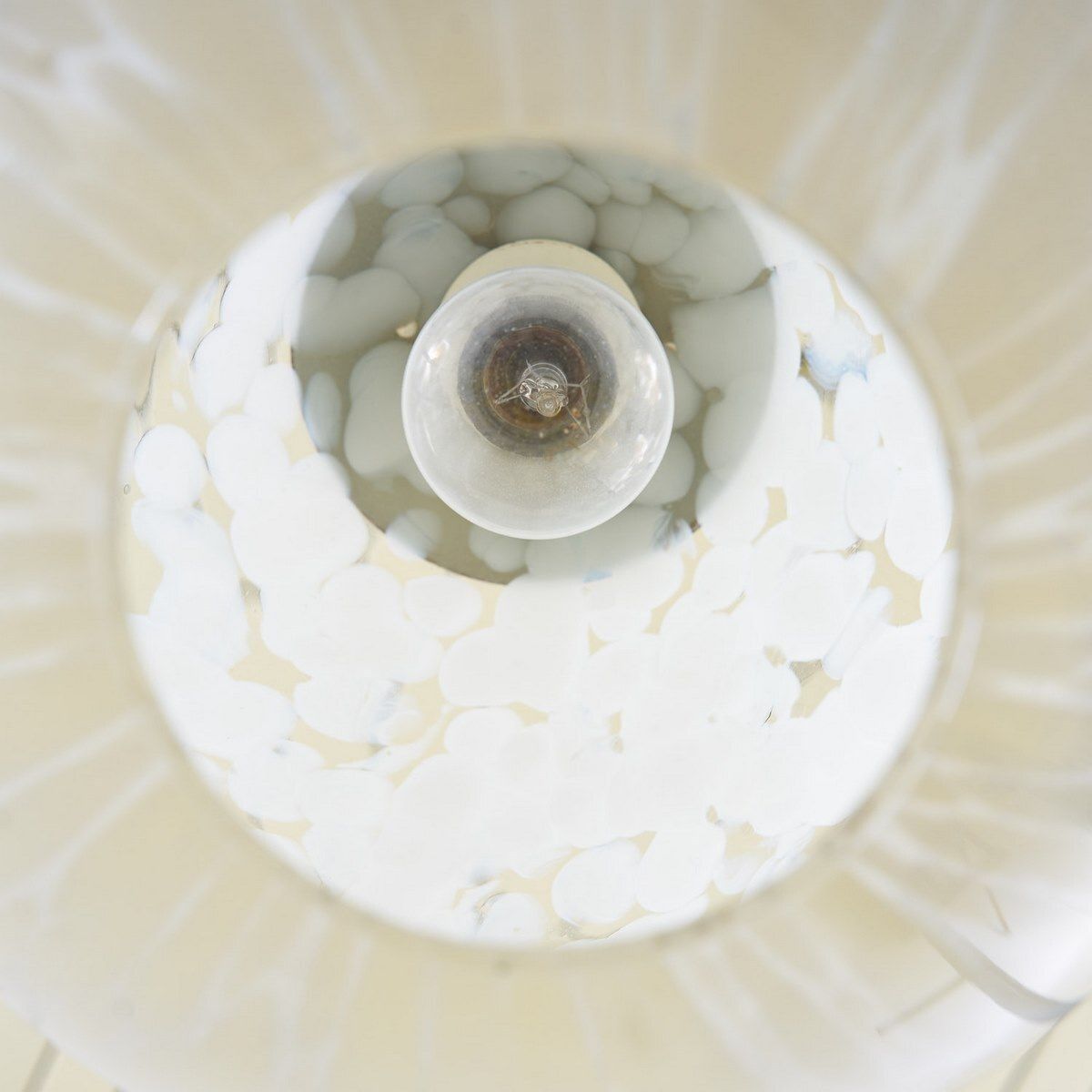 Vintage Glass Ball Chandelier From The 70s photo buy