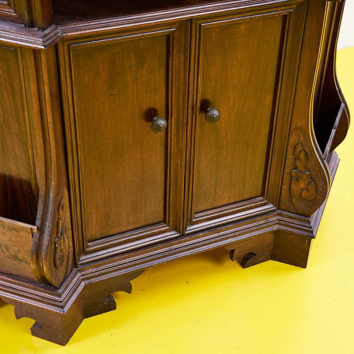 Vintage Wooden Corner Cabinet, 1970s photo furniture
