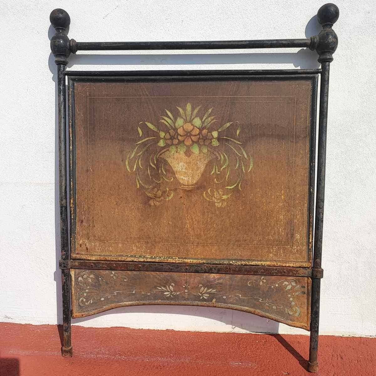 Vintage Wrought Iron Bed photo for sale