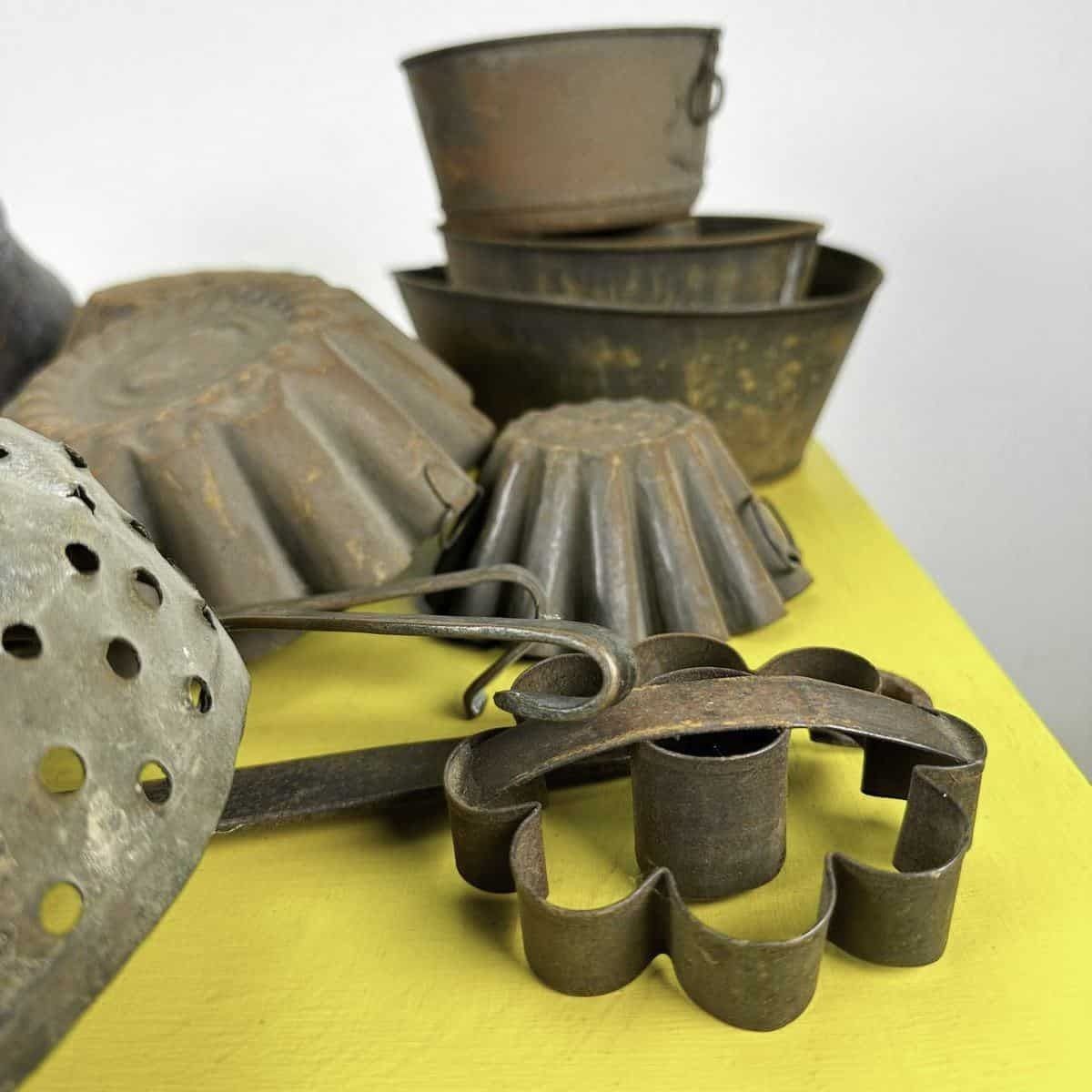 Vintage Copper Ornamental Mixed Items Lot,12pcs photo 123.0