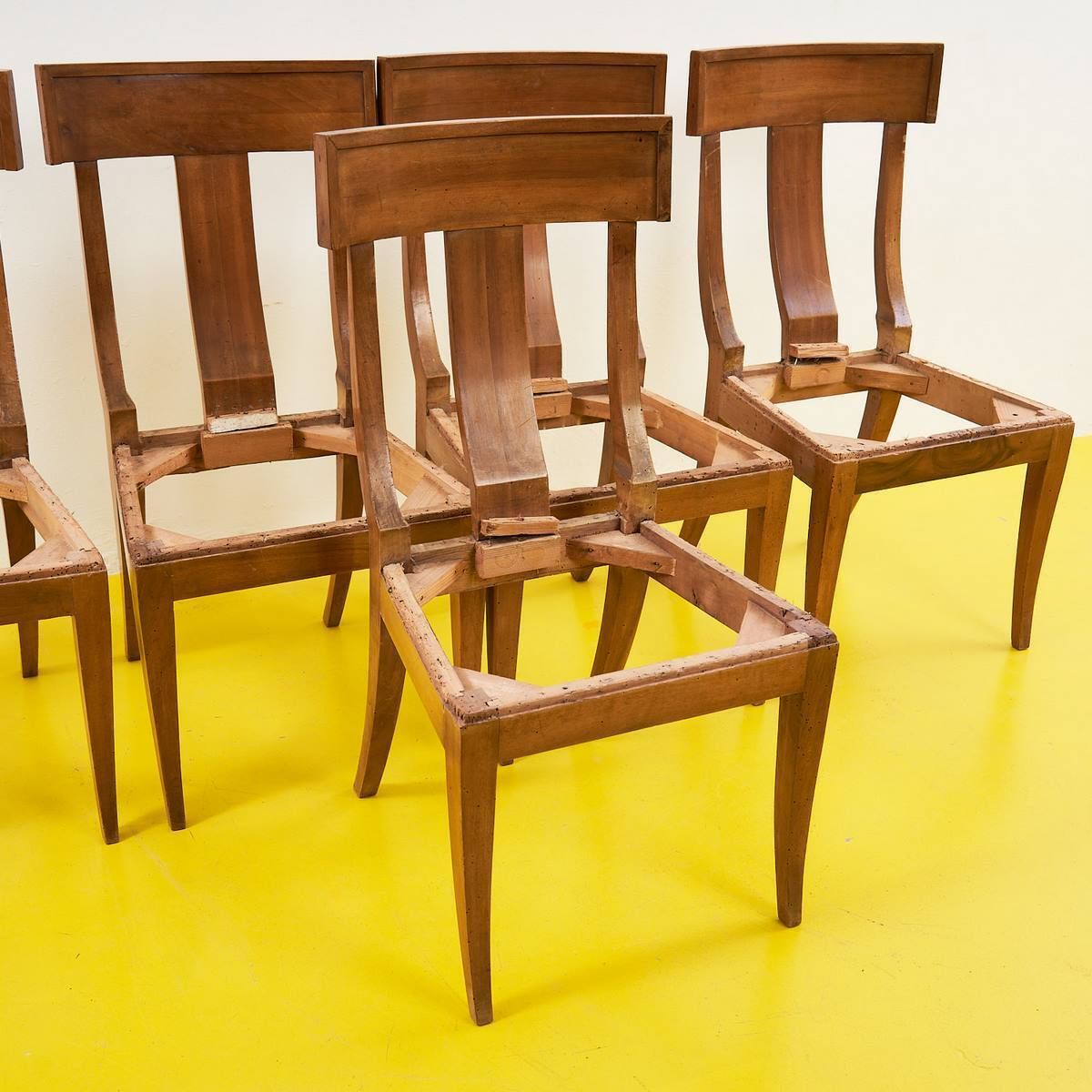 Antique Directory Chairs, 5 Pieces photo furniture