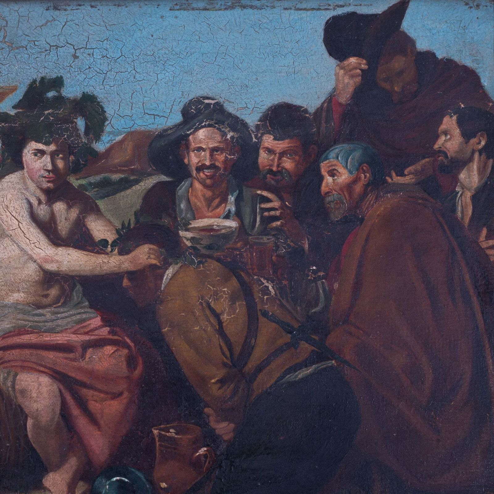 After Diego Rodriguez De Silva Y Velasquez   Oil On Panel photo Art