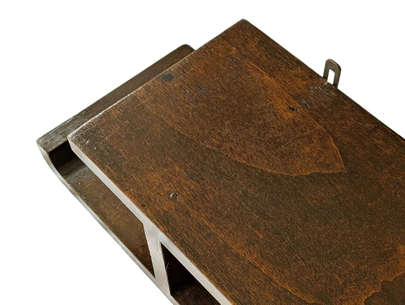 Italian Wood Art Deco Shelf In The Style Of Domus Nova, 1930s photo for sale