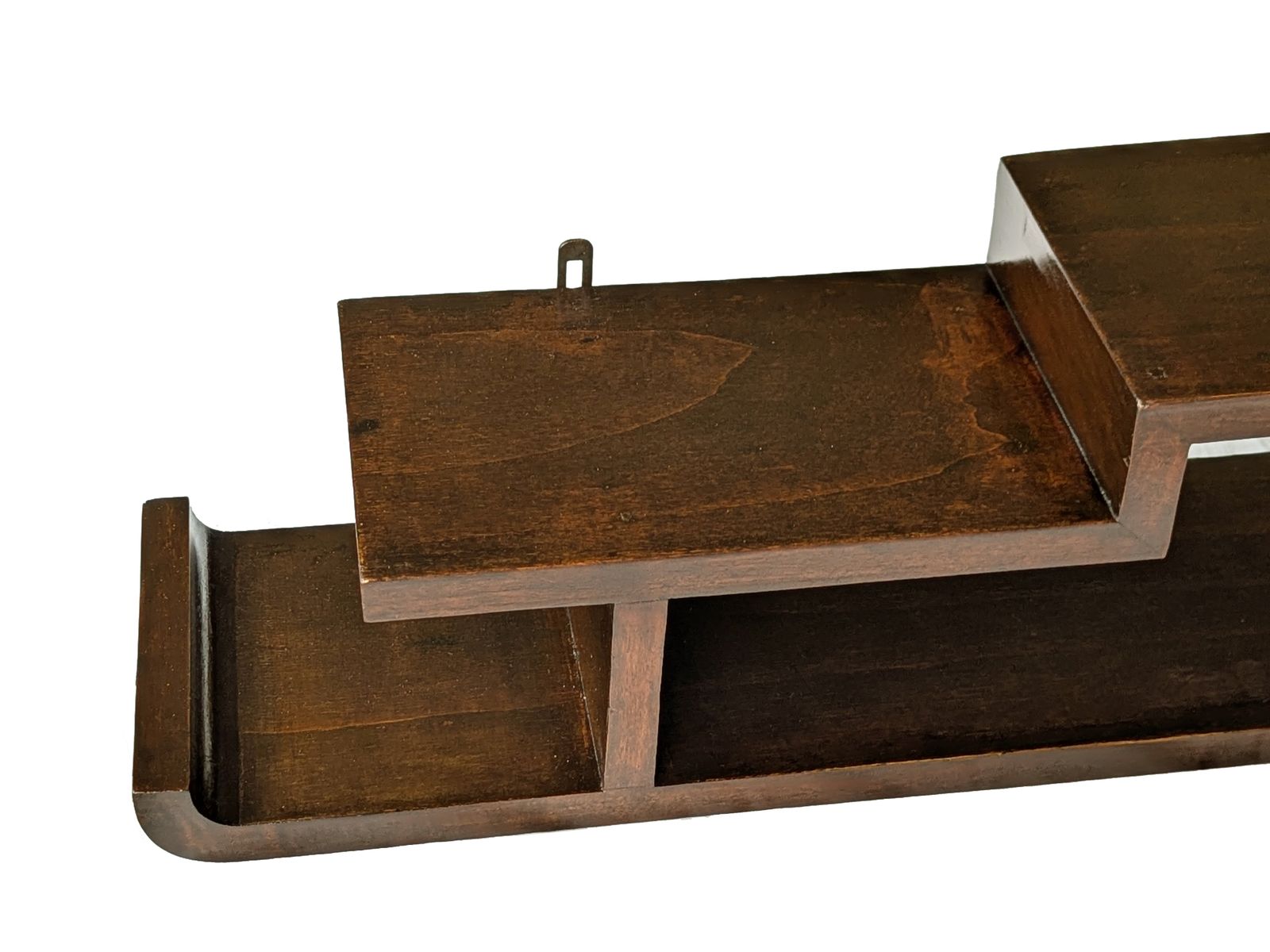 photo furniture Italian Wood Art Deco Shelf In The Style Of Domus Nova, 1930s