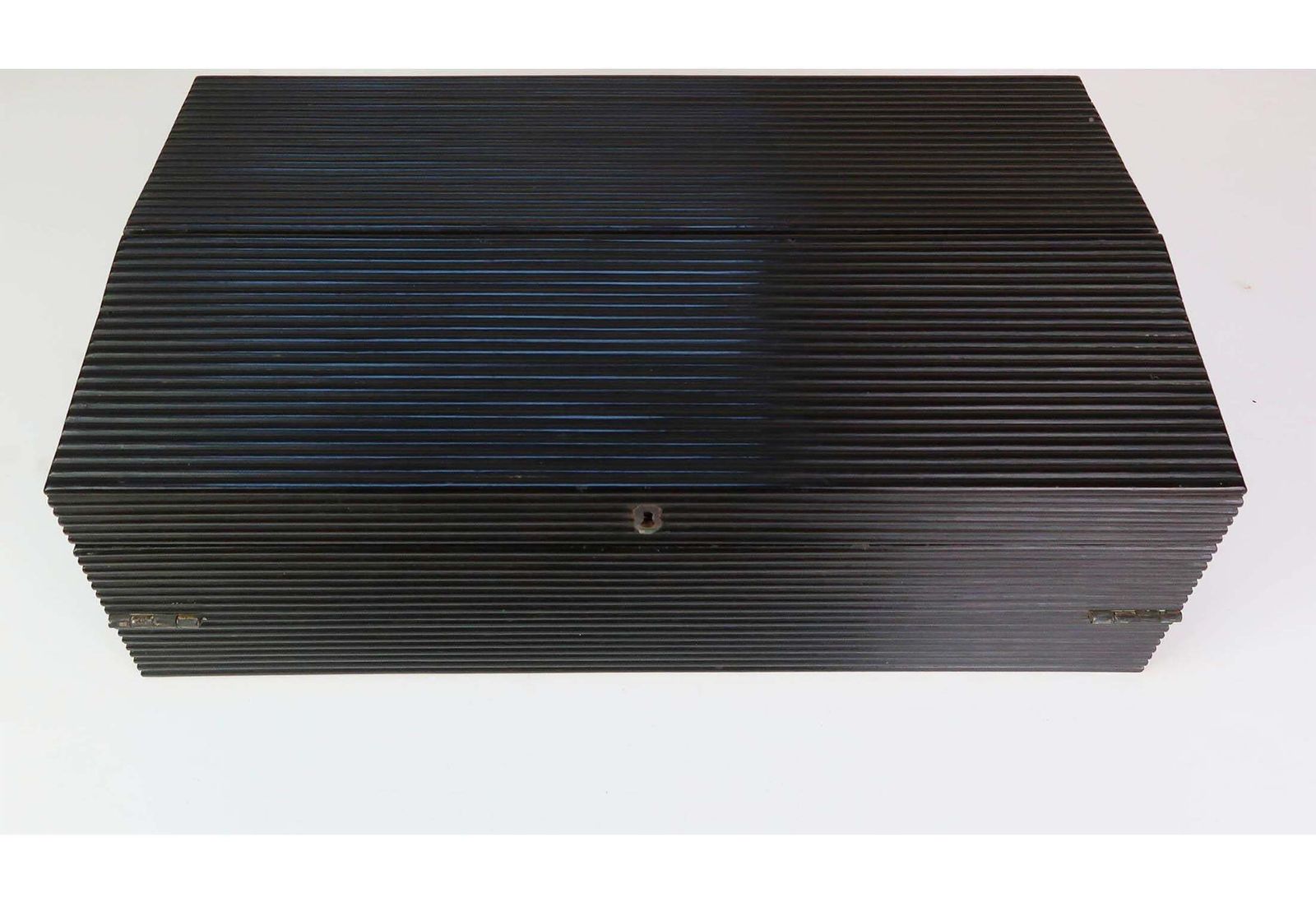 Antique Anglo Indian Fluted Writing Box With Secret Drawers. Early 19th Century photo vinterior