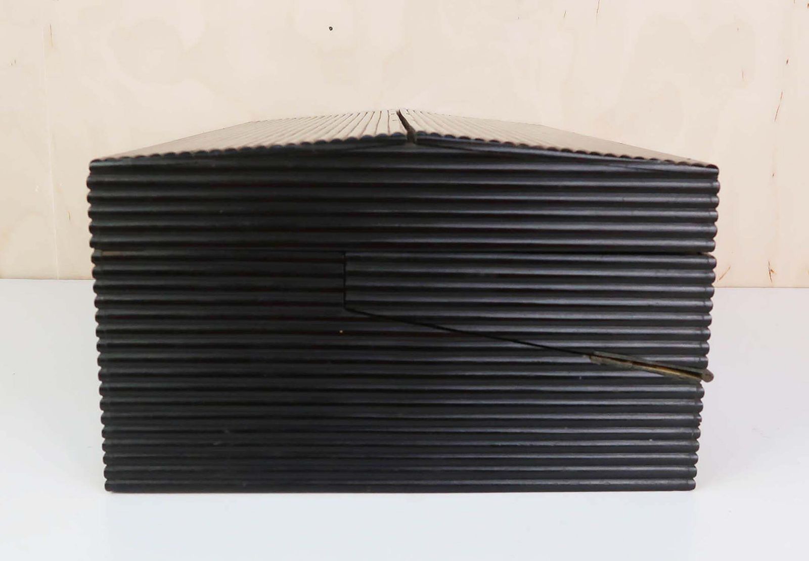 photo furniture Antique Anglo Indian Fluted Writing Box With Secret Drawers. Early 19th Century