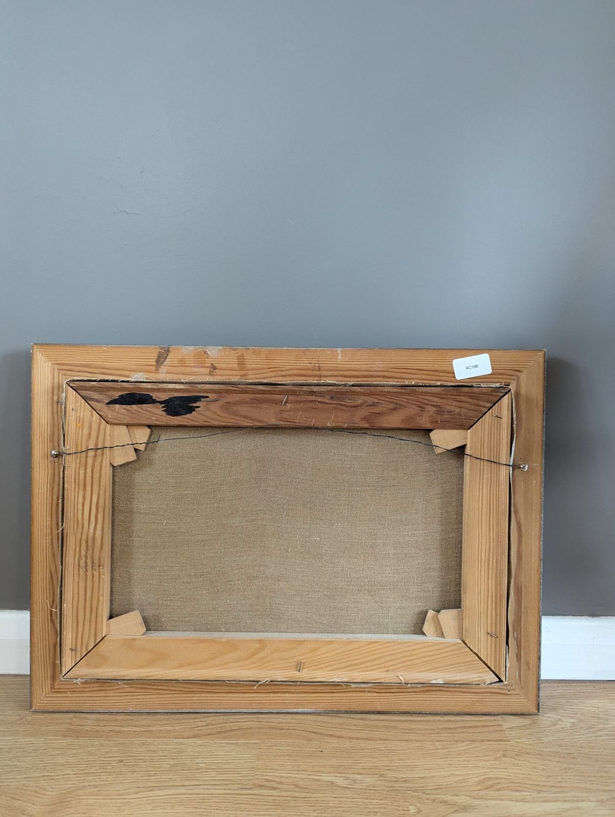 photo furniture Sunlit Tree Oil Painting, Mid 20th Century