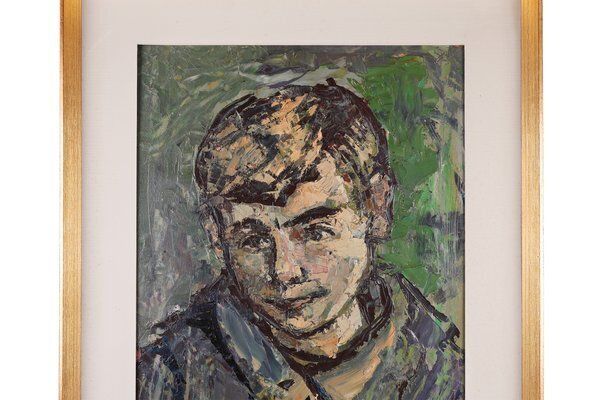 Jan Vandekerckhove, Child, 1966, Oil On Canvas, Framed photo for sale