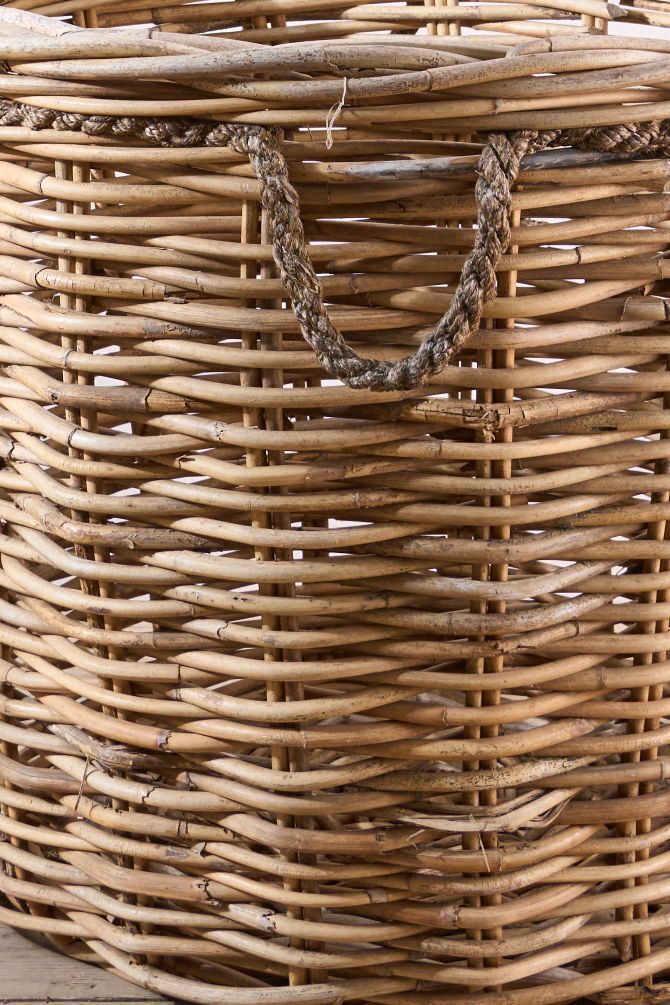 Huge Early 20th Century Wicker Mill Basket photo for sale