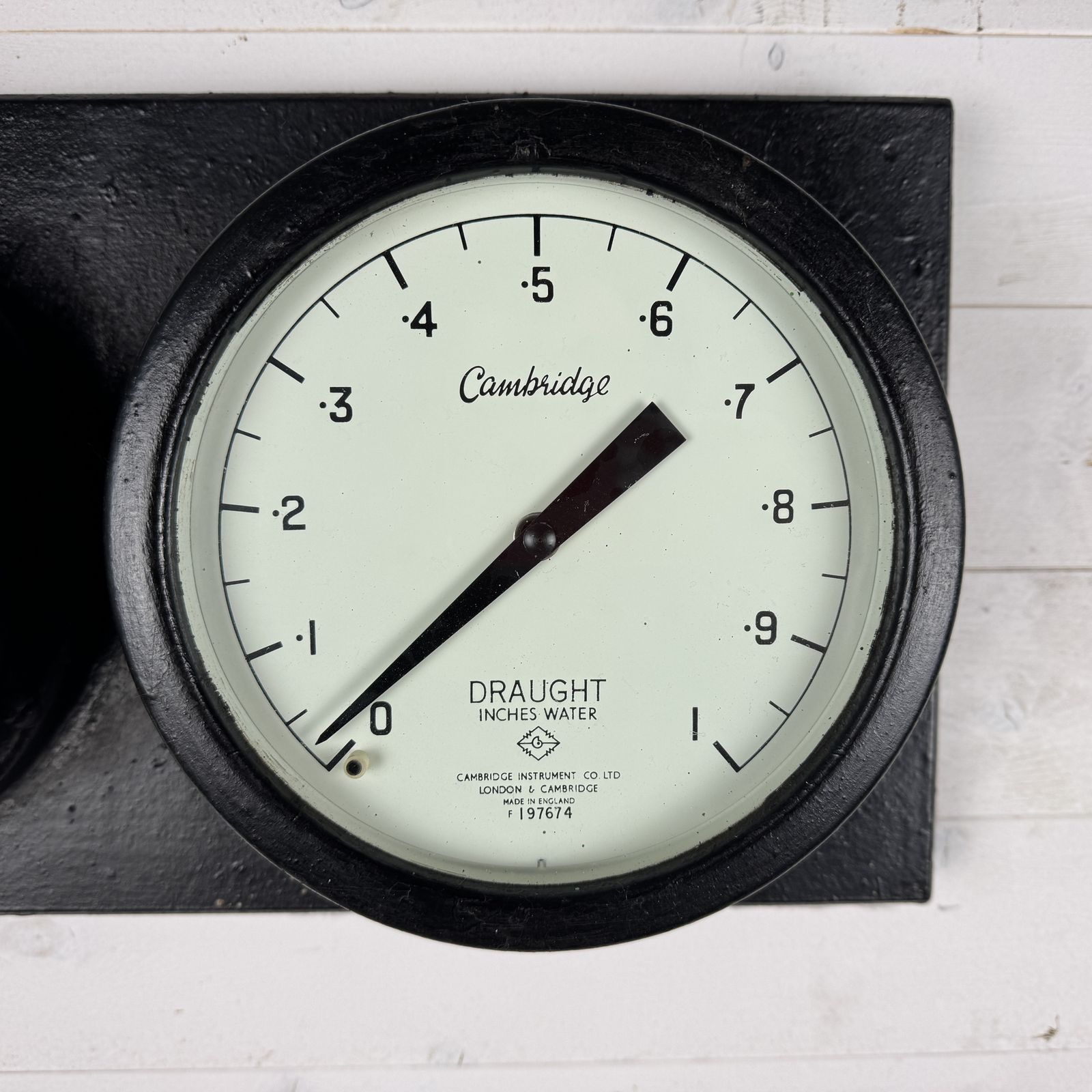 Pair Of Vintage Industrial Cambridge Water Gauges photo Home Decor
