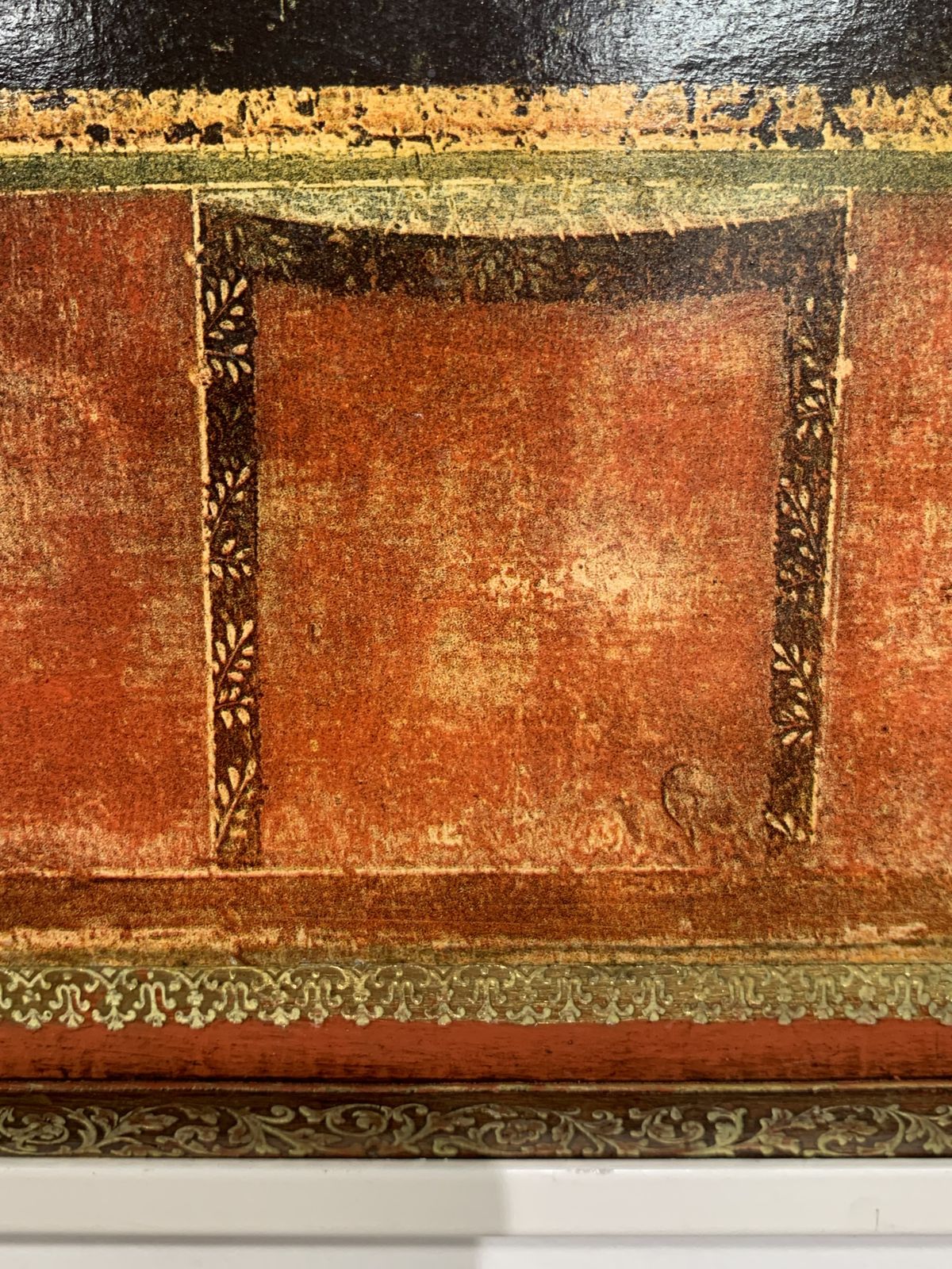 Mid 20thc Florentine Glided Panel House Of Vettii Freize Pompei photo for sale
