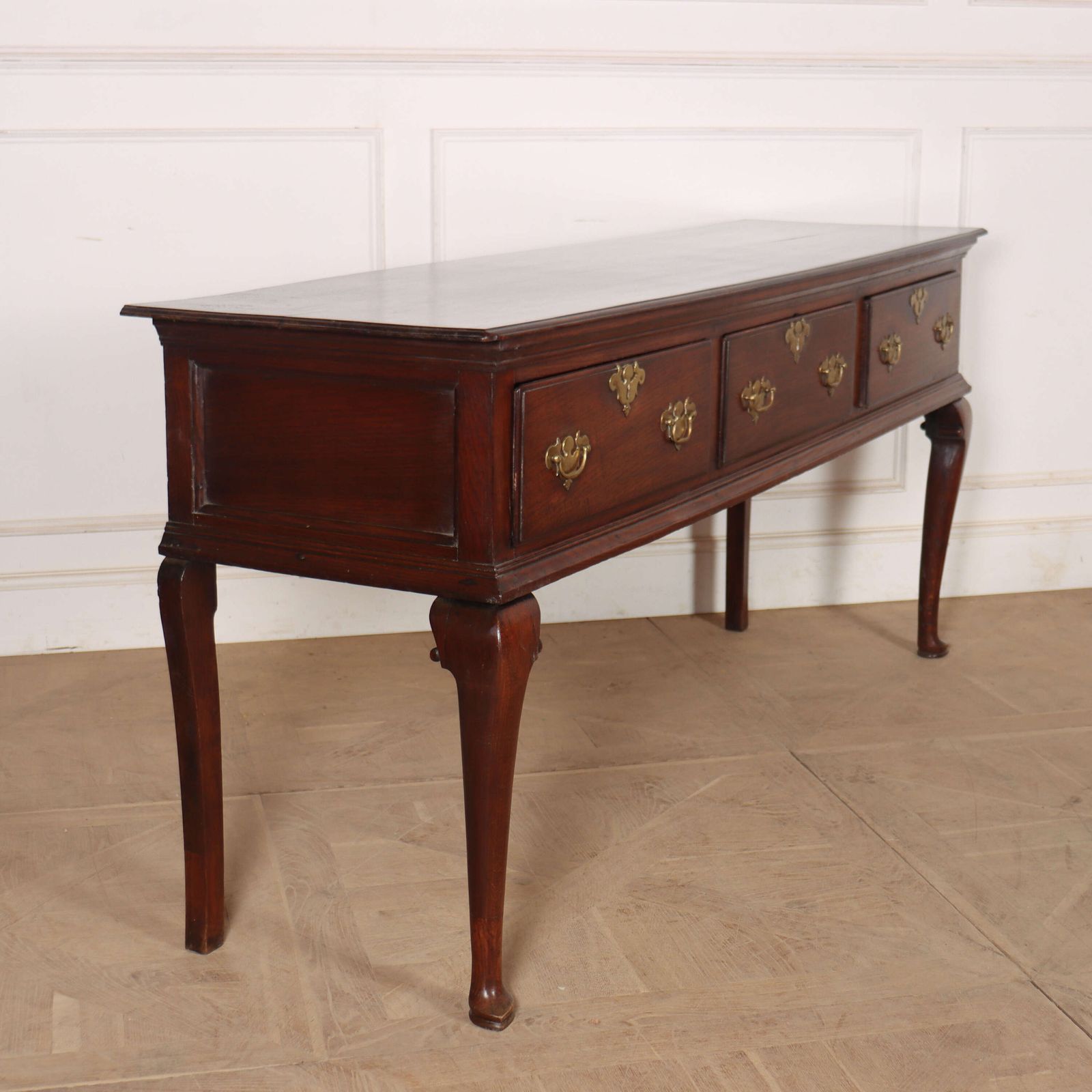 English Oak Dresser Base, 1700s photo vintage