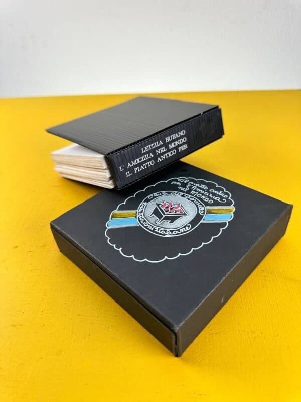 Book Box The Plate For Friendship In The World, Letizia Bufano Dossier Art photo 64.0