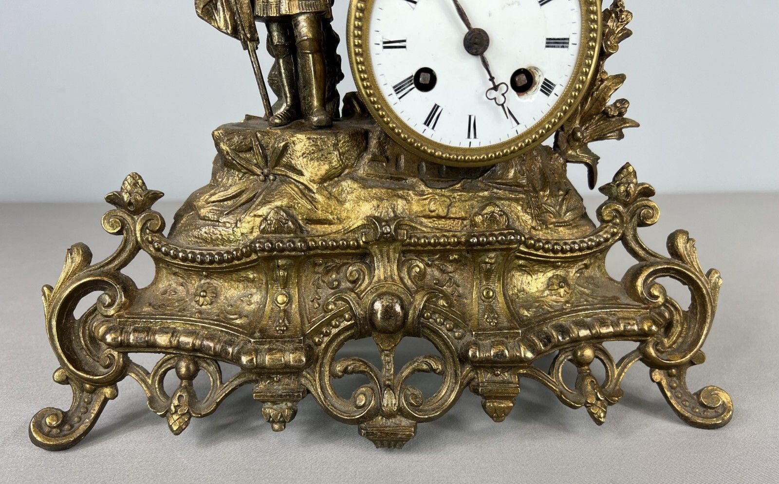 Antique Japy Frères Mantel Clock – Gilt Bronze, 19th Century (Lot 3602) photo 249.0