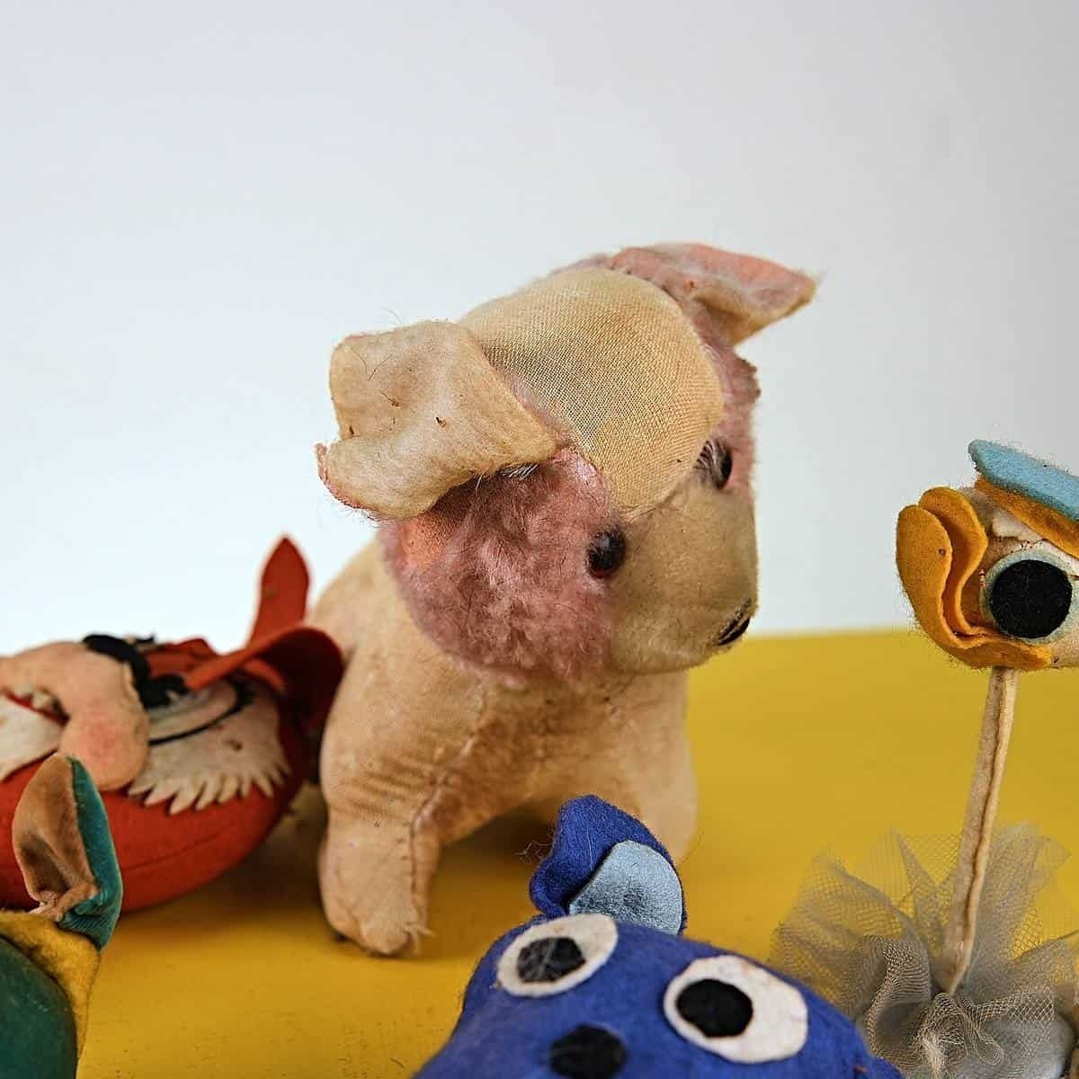 Lot Of Puppets From The Early 1900s, 6 Pieces photo 77.0