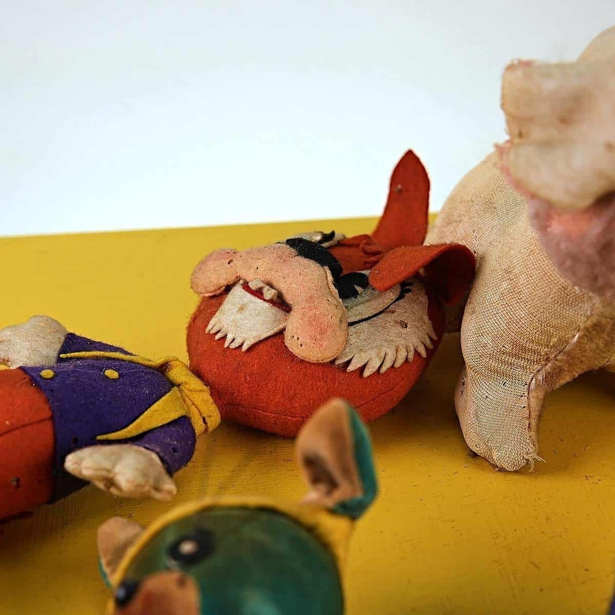 Lot Of Puppets From The Early 1900s, 6 Pieces photo buy