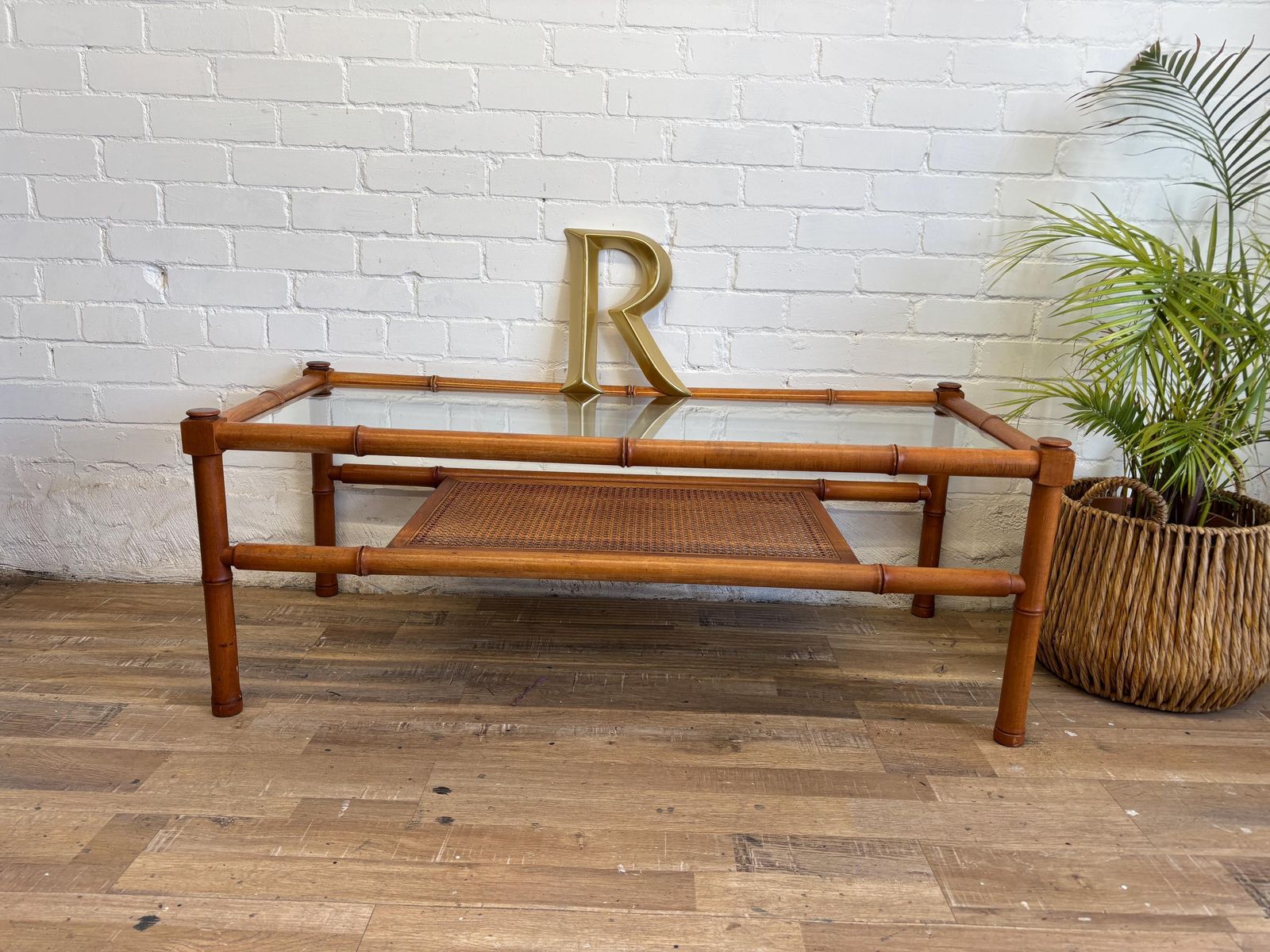 G Plan Coffee Table 1970s Mid Century Bamboo And Glass photo furniture