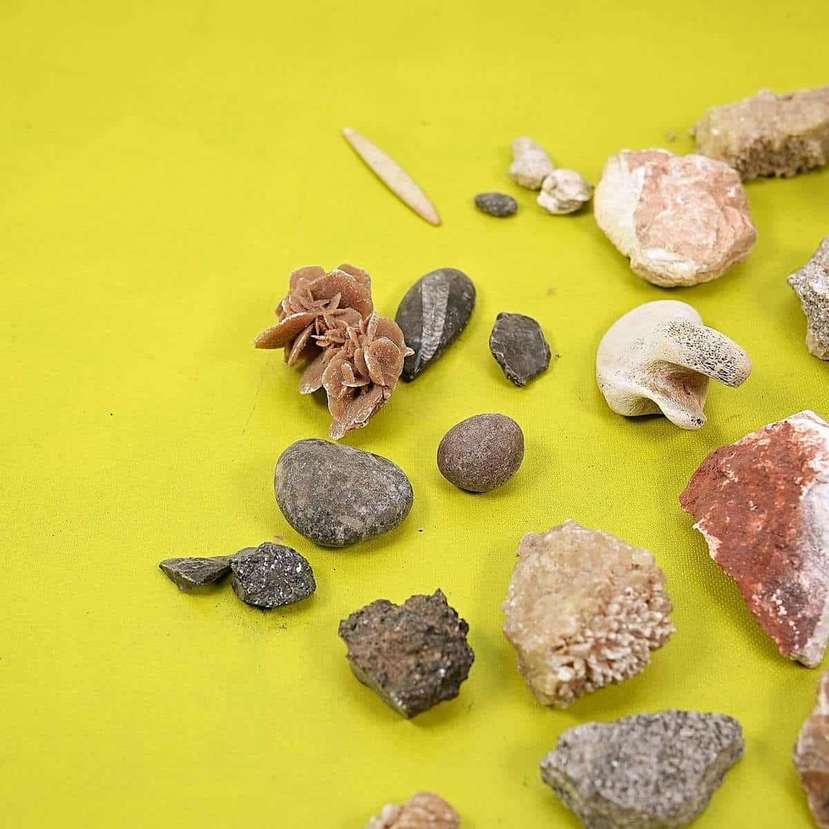 Lot Of Mixed Collectible Stones And Minerals photo furniture
