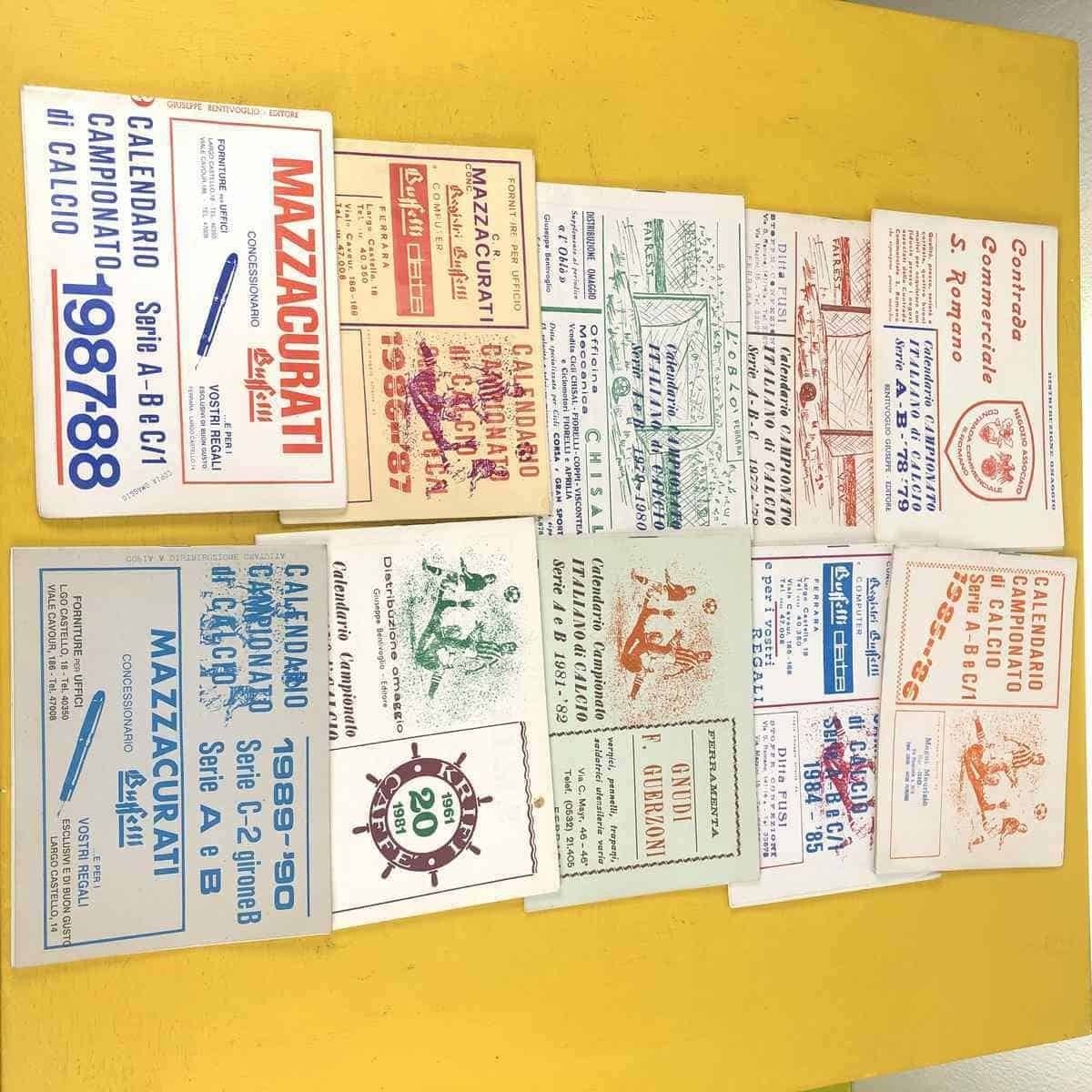 Vintage Calendars Italian Football Championship, 10 Pieces