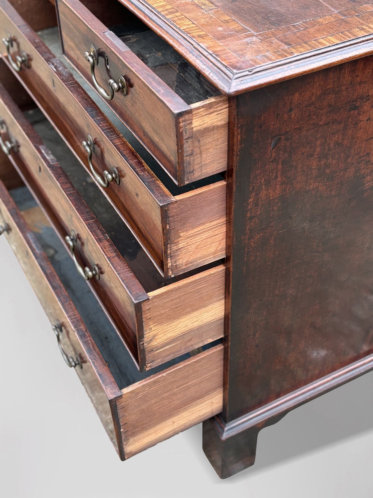 18th Century George III Period Mahogany Chest Of Drawers photo furniture