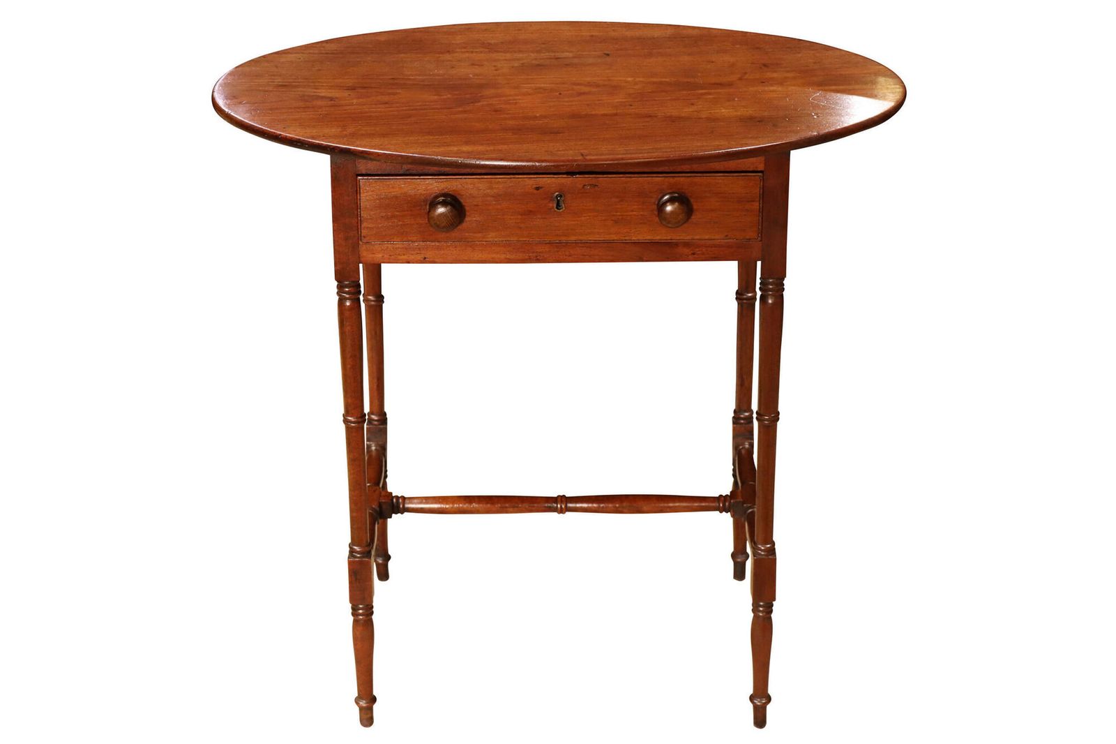 Regency Oval Lamp Table photo furniture
