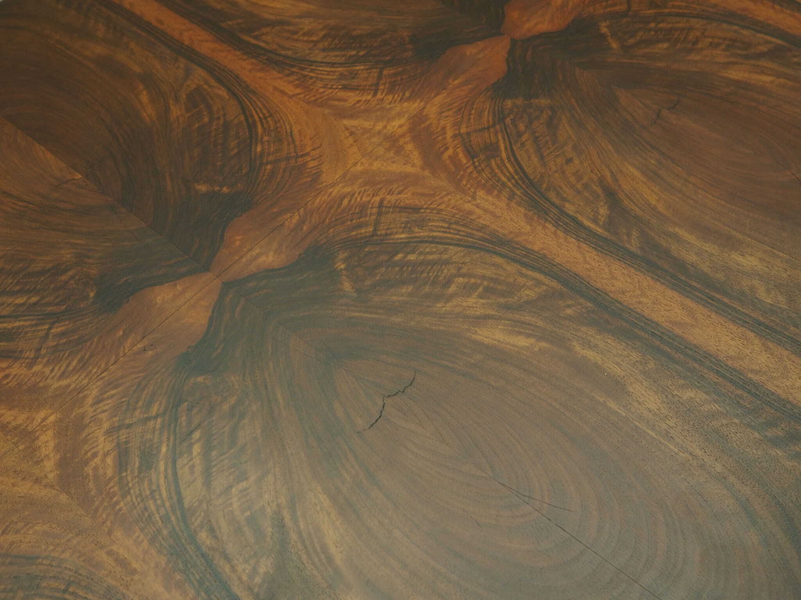 Furniture Walnut Desk, Italian Design, 1960s, Production: Italy photo
