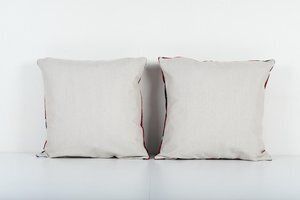 Ikat Eye Red Pillow Cover   Pair Silk Pastel Velvet Square Pillow Cover   Ethnic Decorative Pillow   Velvet Ikat Pillow photo for sale
