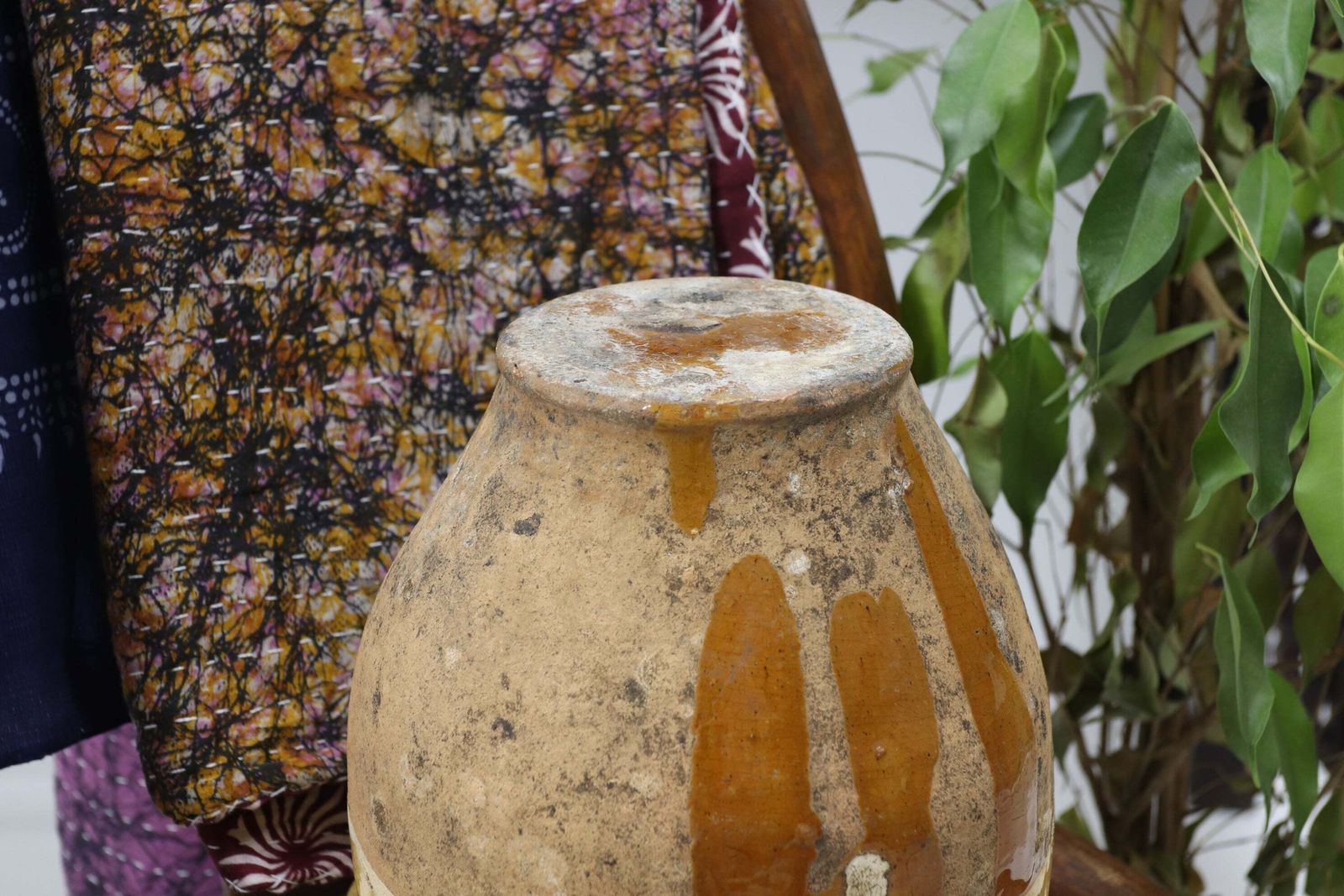 Early 19th Century Yellow French Confit Pot (1) photo Home Decor