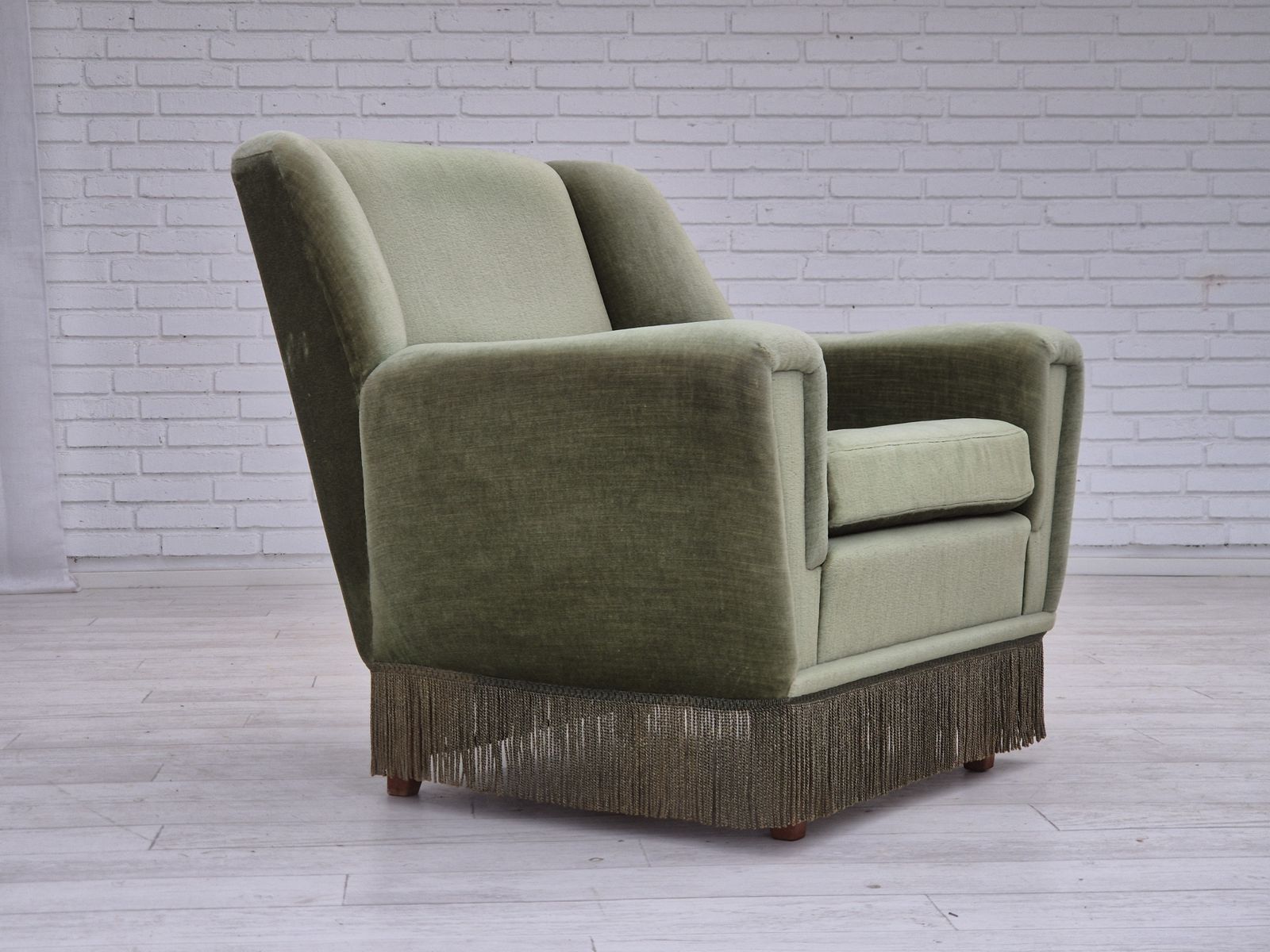 1970s, Danish Armchair By Kurt østervig For Rolschau Møbler, Model 61, Original Condition. photo furniture