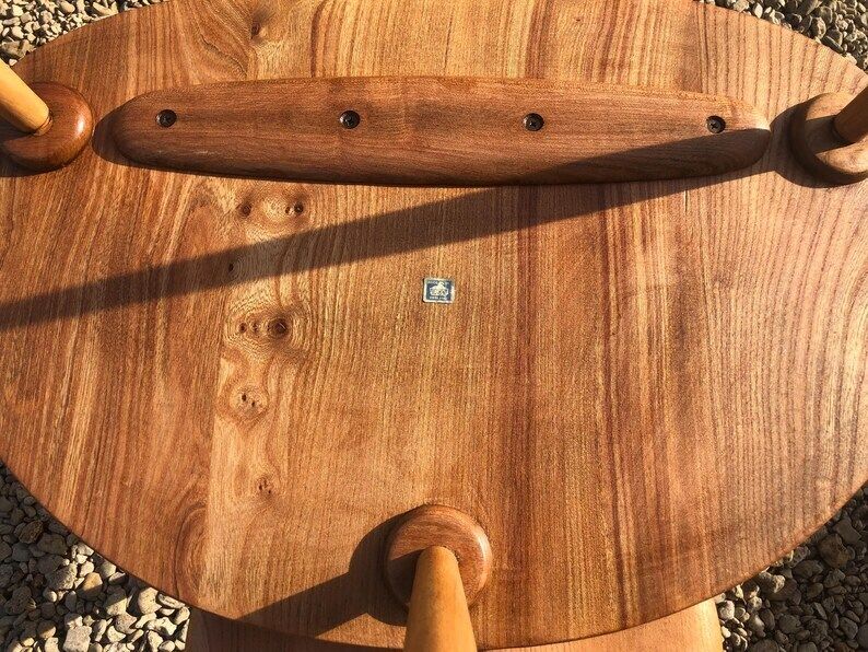 Vintage Blue Label Ercol Pebble Tables 1960,S photo 700.0