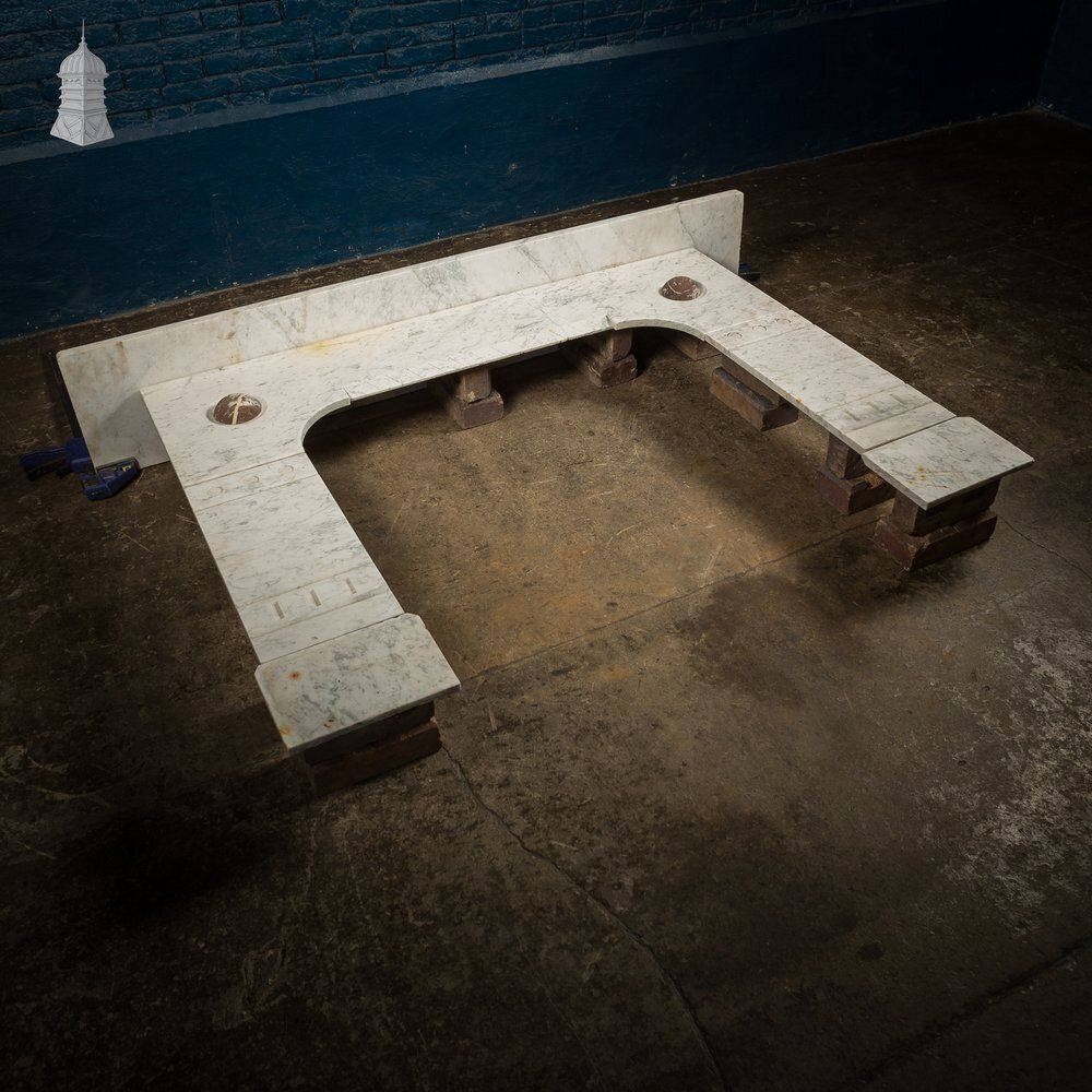 Marble Fireplace Surround, White. photo furniture