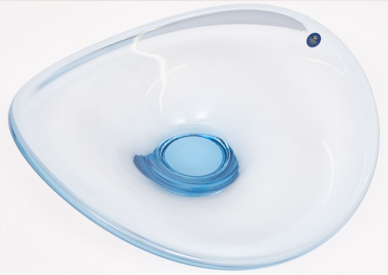 Danish Thule Series Art Glass Bowl By Per Lütken For Holmegaard, 1960s photo for sale