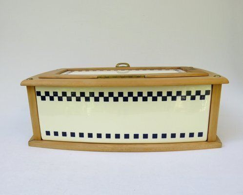 Bread Box In Ceramic By Wächtersbach, Decor Eduard Schweitzer, 1890s photo 2425.05