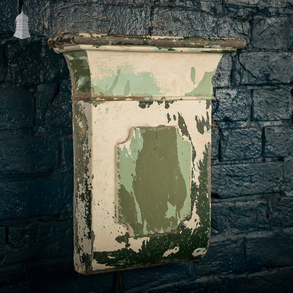 Uplighter Wall Light, Repurposed Wall Vent, White Distressed Paint Finish photo furniture