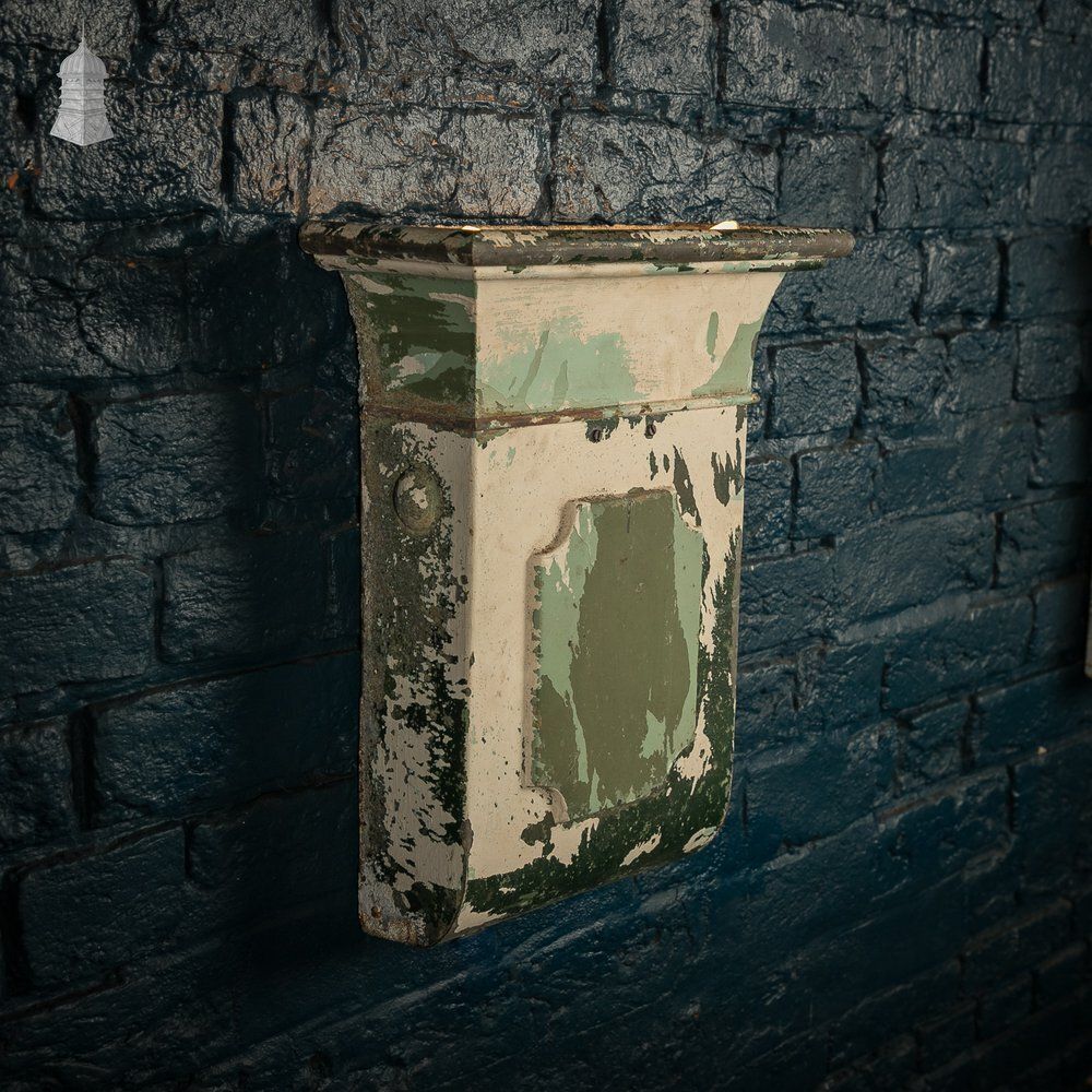360.0 Uplighter Wall Light, Repurposed Wall Vent, White Distressed Paint Finish photo
