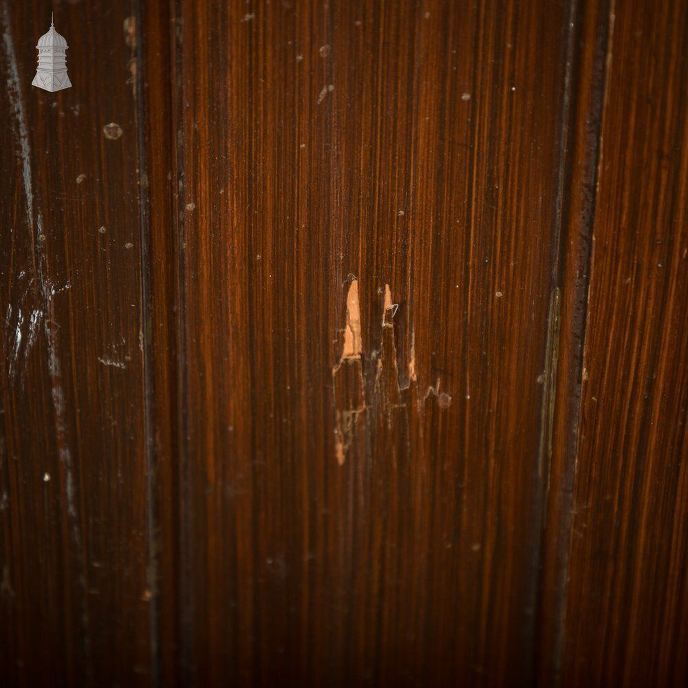photo buy 1930s Panelled Door, 4 Panels   Faux Woodgrain And White Painted Finish