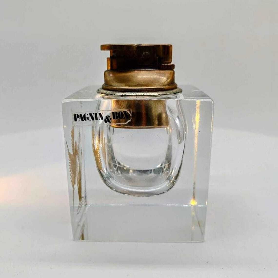 1960s Stunning Lighter In Murano Glass By Pagnin & Bon With Handcrafting 24k Gold Finishing. Made In Italy. photo for sale