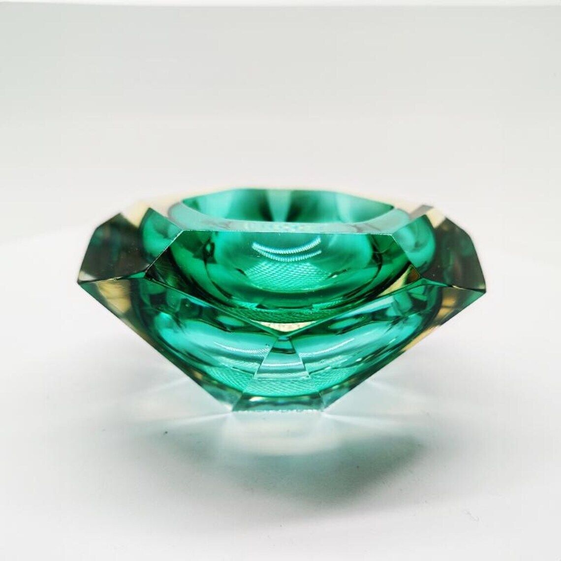 1960s Ashtray Or Catch All In Murano Glass By Flavio Poli For Seguso. Made In Italy. photo vinterior