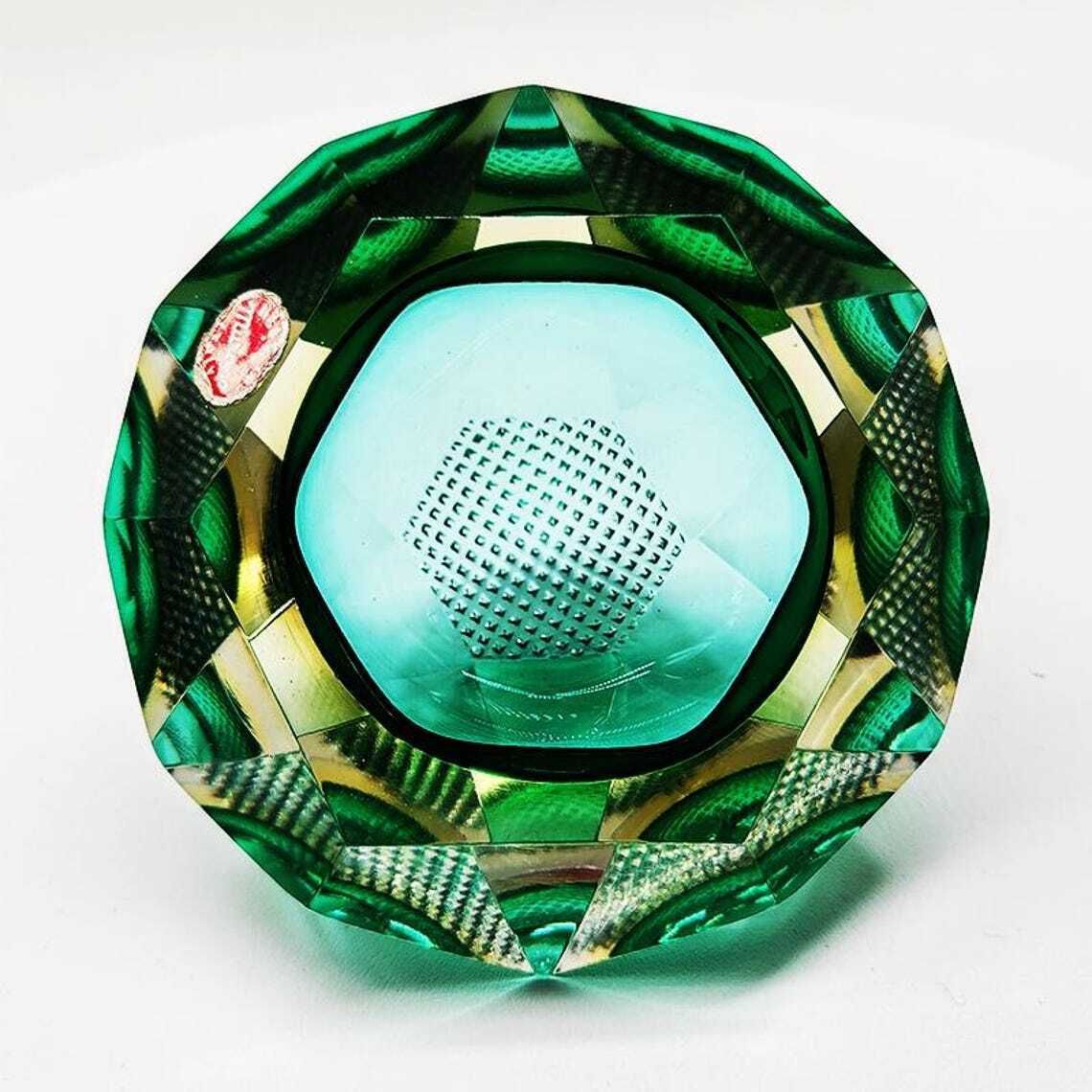 1960s Ashtray Or Catch All In Murano Glass By Flavio Poli For Seguso. Made In Italy. photo vintage