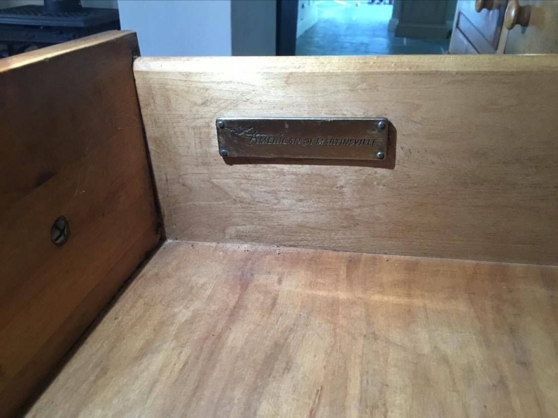 Beautiful And Imposing American Pitch Pine Dresser Made By American Of Martinsville photo Furniture