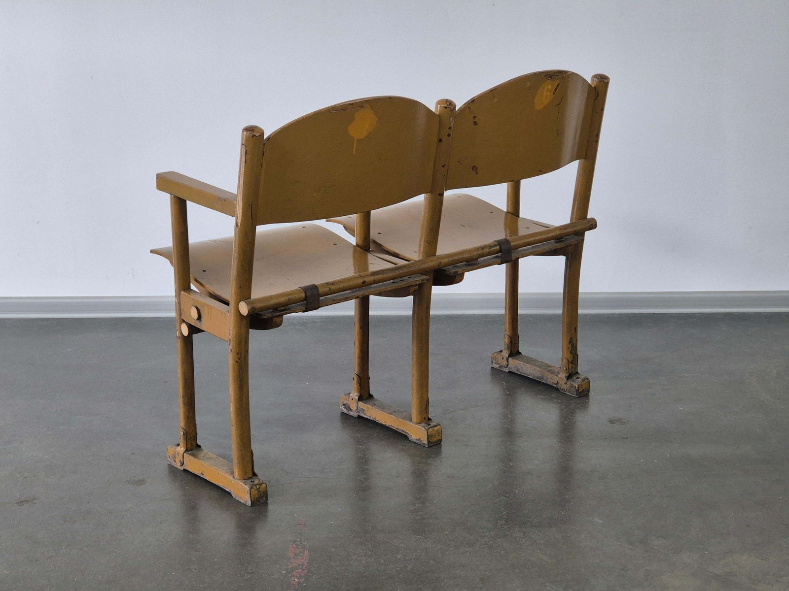 Vintage Wooden Folding Cinema Chairs photo Furniture