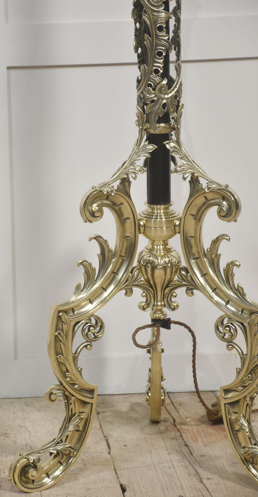 Pair Of 19th Century Telescopic Standard Lamps photo furniture
