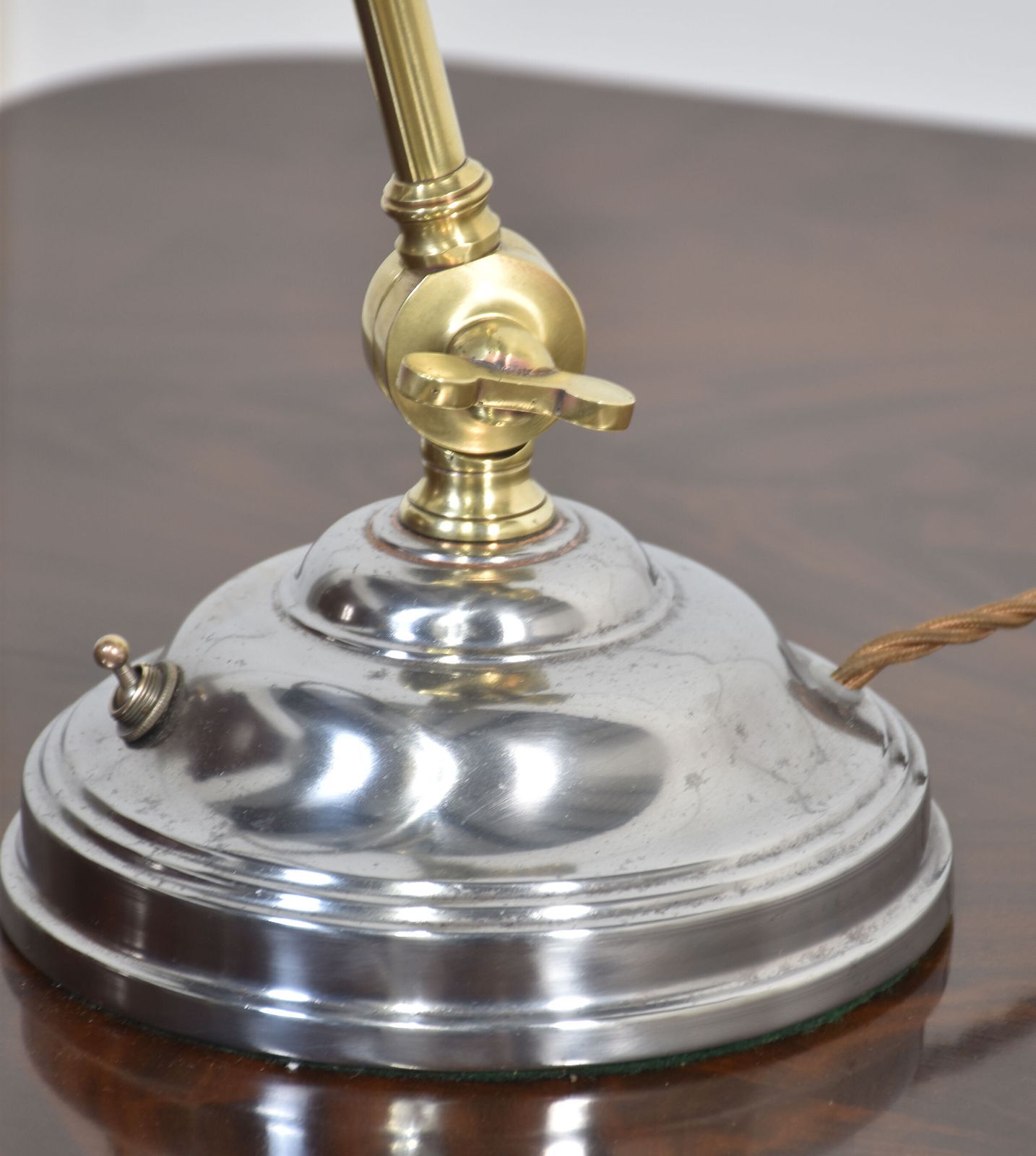 Adjustable Bankers Desk Lamp photo for sale