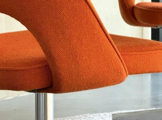 72 U Conference Or Side Chairs In Kvadrat Fabric By Eero Saarinen For Knoll Inc. / Knoll International, 1960s, Set Of 6 photo furniture