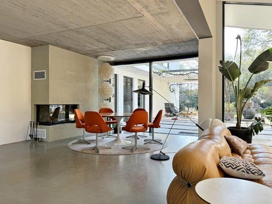 photo for sale 72 U Conference Or Side Chairs In Kvadrat Fabric By Eero Saarinen For Knoll Inc. / Knoll International, 1960s, Set Of 6