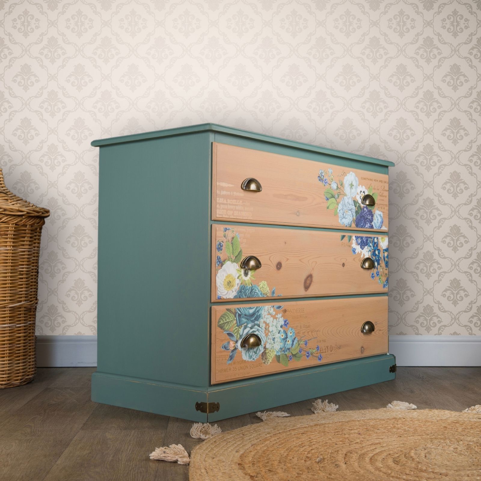 Vintage Solid Pine Chest Of Drawers photo buy