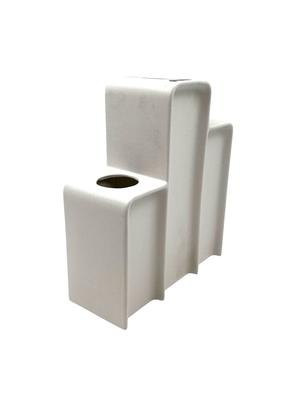 photo vinterior Makio Hasuike, Space Age Ceramic Vase, Arnolfo Di Cambio, Italy 1975