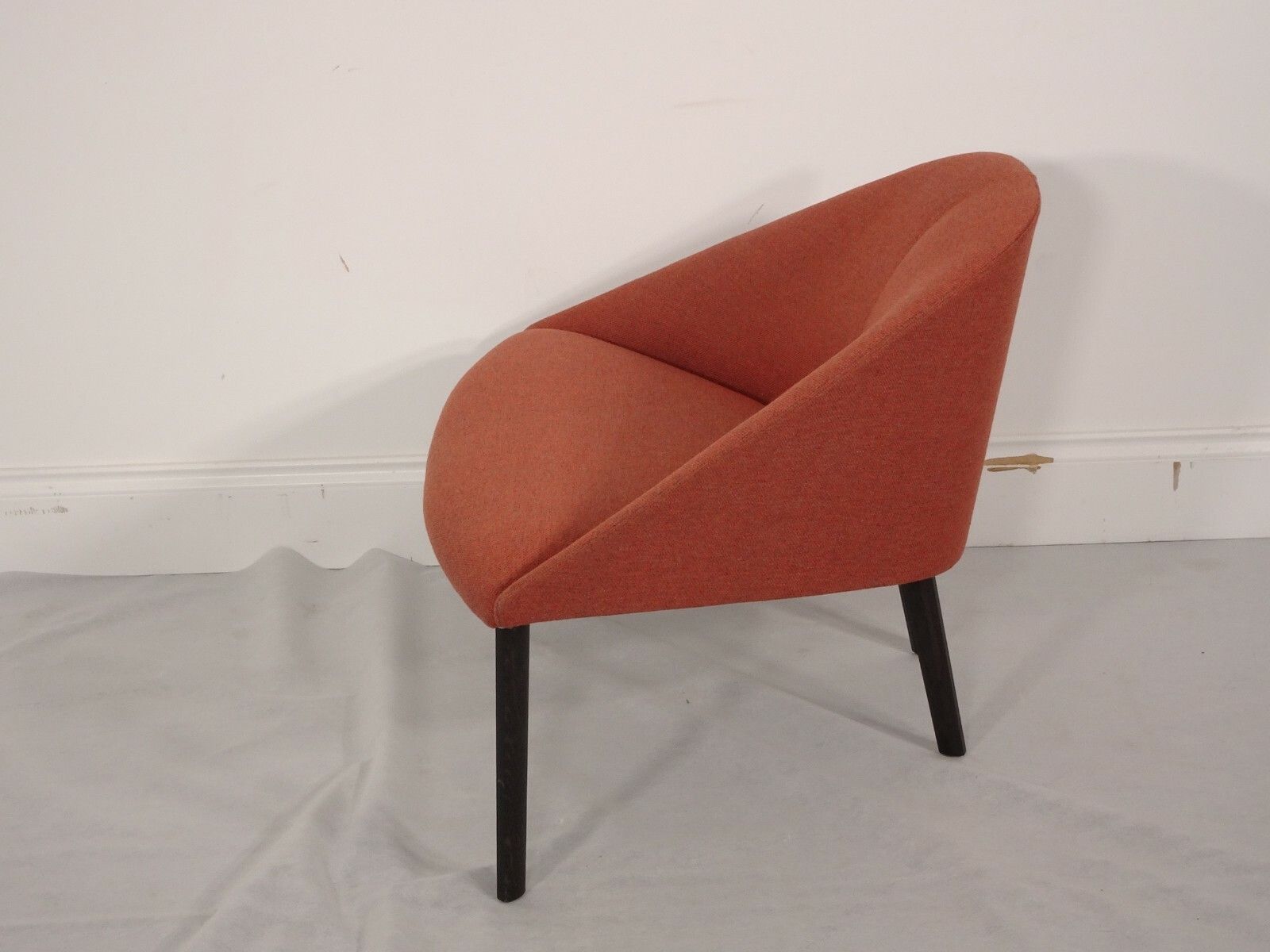 photo for sale A Set Of 4 Arper Colina 4 Legged Lounge Chairs In Camira  Fabric